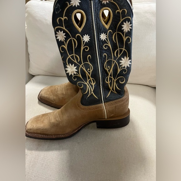 Twisted X Women’s Floral Embroidered Western Boho Cowgirl Cowboy Boots 9.5 B - Picture 3 of 6